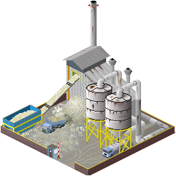 <title>Zementfabrik</title>\n\nHier wird der Zement hergestellt, der für den Bau der Simutranshäuser gebraucht wird.